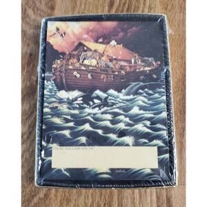 Vintage 1994 Antioch Bookplate, Noah's Ark 30 Self-Stick BOOKPLATES for Library